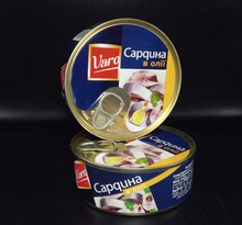 Сардина в масле 240 г ТМ "VARO"