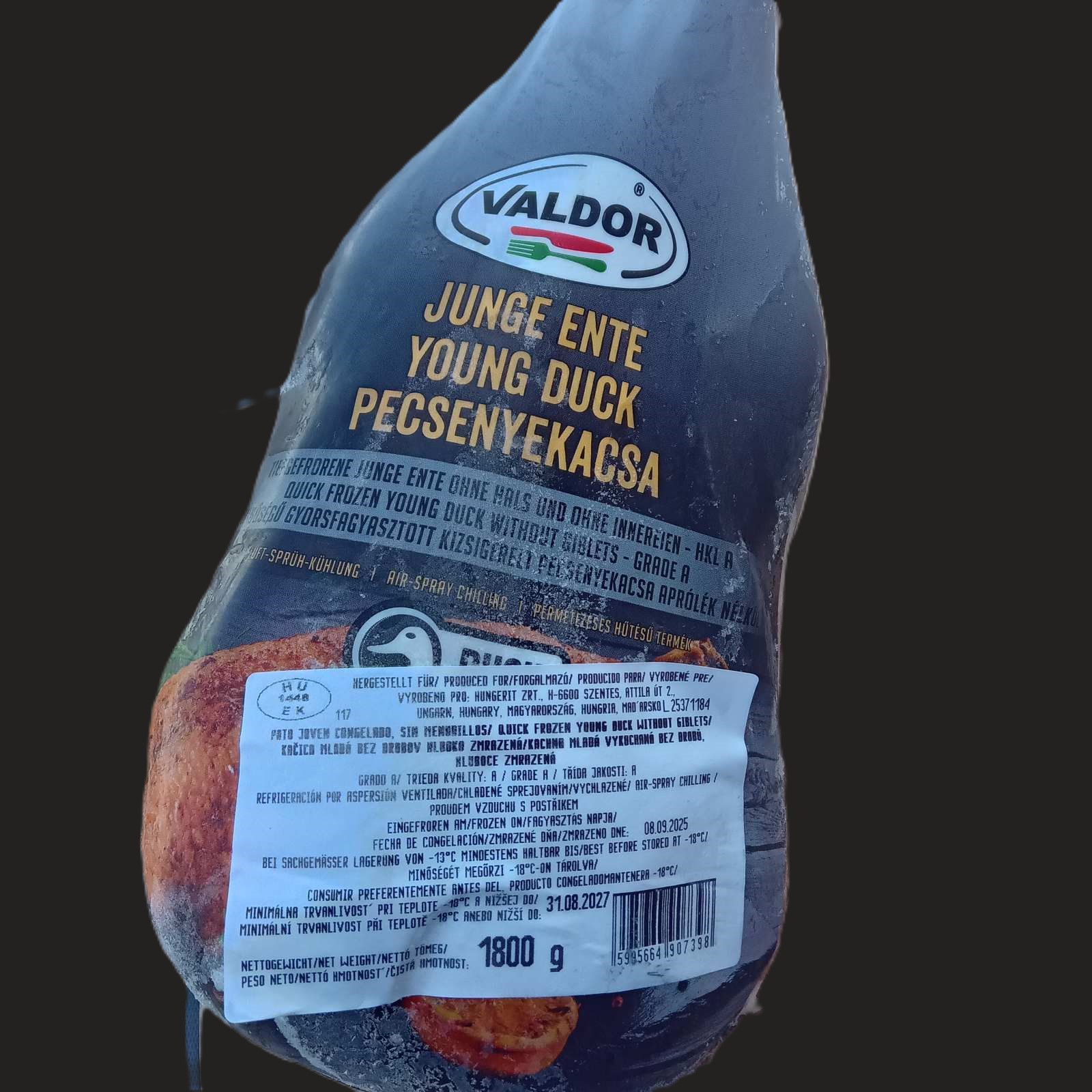 Тушка Утиная 1,8кг. (калиброваная)